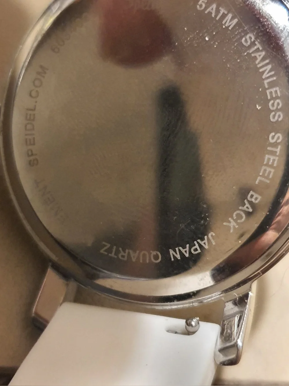 🦋10/$20🦋 Speidel Silver/White Silicone Nurse's Scrub Watch